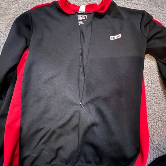 RLX RALPH LAUREN POLO SPORT BIKE CYCLING JERSEY 3/4 Zip Pull Over Sweater Mens M - Picture 13 of 14